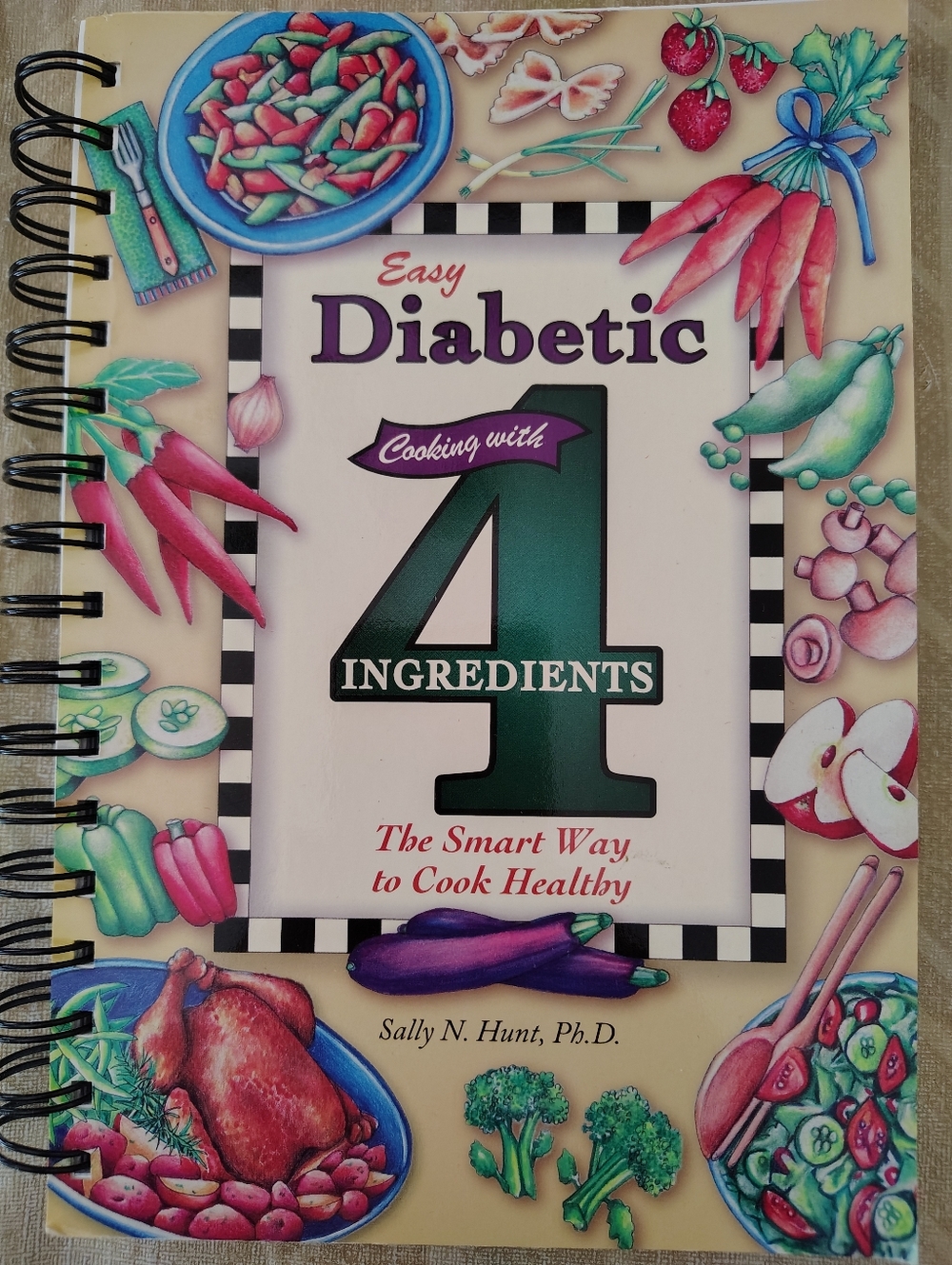 New, "Easy Diabetic 4 Ingredient", Cookbook, Softcover